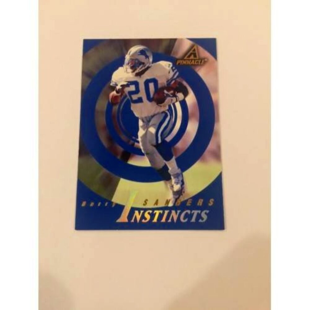 1997 PINNACLE INSTINCTS BARRY SANDERS DETROIT LIONS #194 BASE (034)